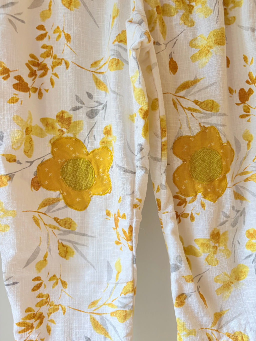 4/5T Upcycled & Appliquéd Barrel Leg Pants