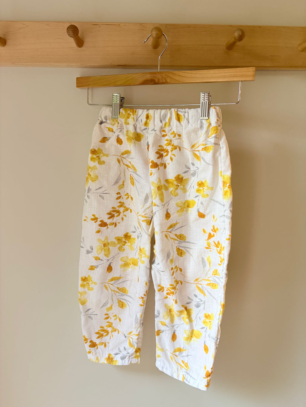 4/5T Upcycled & Appliquéd Barrel Leg Pants
