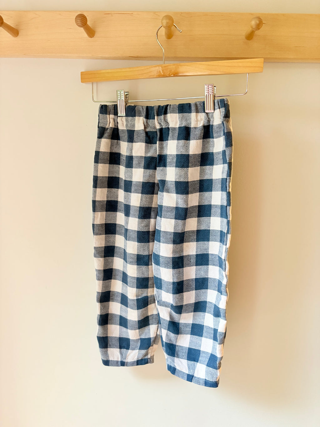 4/5T Upcycled & Appliquéd Barrel Leg Pants