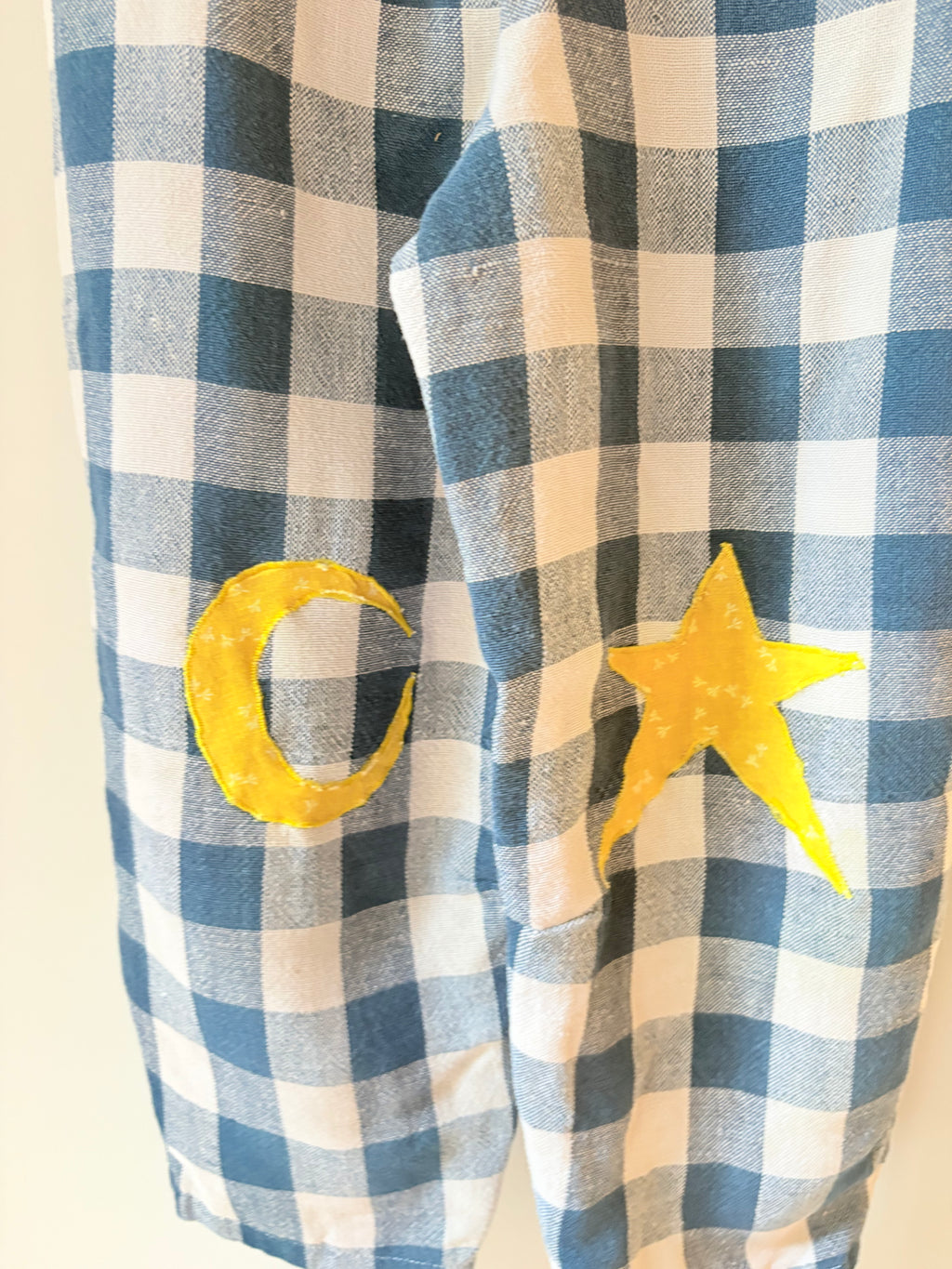 4/5T Upcycled & Appliquéd Barrel Leg Pants