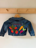 18M Homegrown Appliquéd & Embroidered Upcycled Jean Jacket
