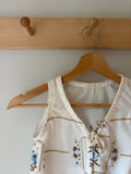18-24M Upcycled Tablecloth Vest
