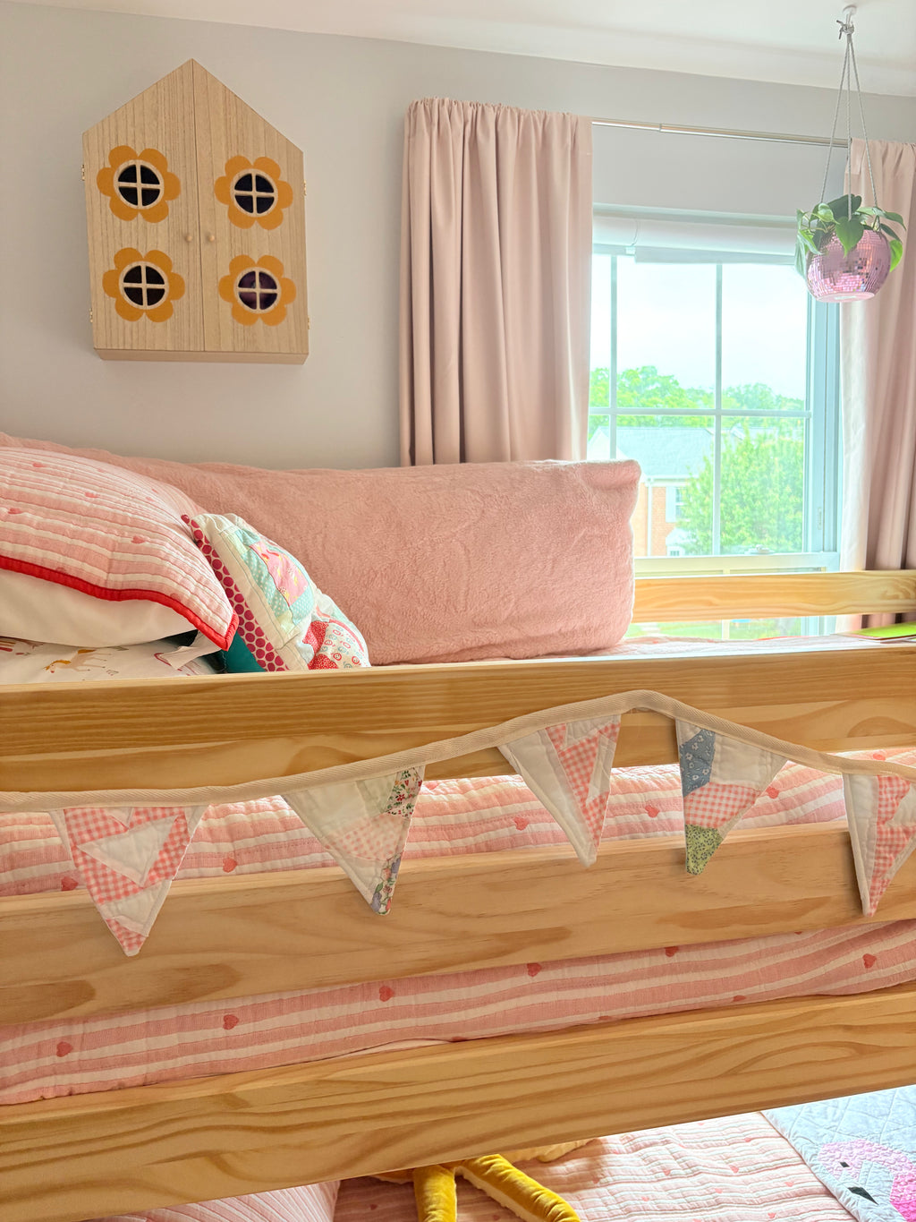 Upcycled Quilt Flag Banner/Bunting